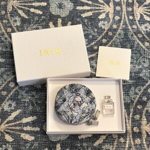 Dior Small Vanity Zip/Jewlery Case with Gift Box